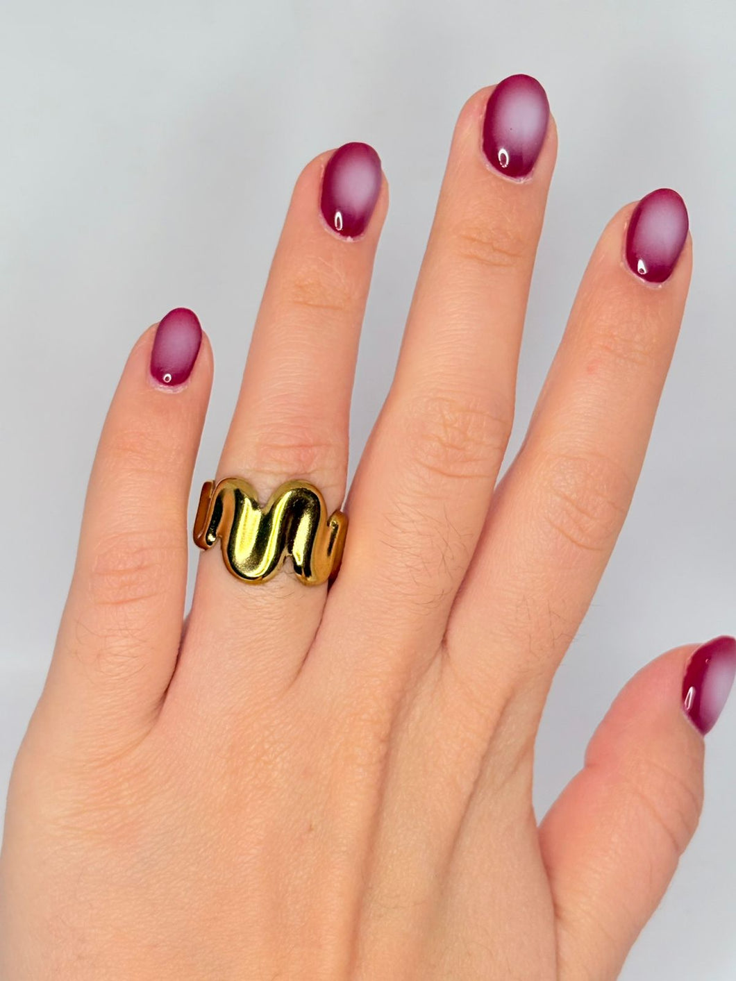 ANILLO AJUSTABLE ONDAS