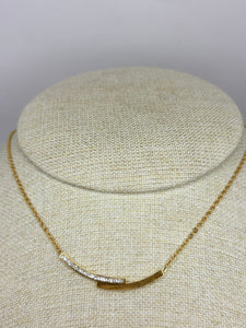 COLLAR DOS LINEAS CON ZIRCONIAS