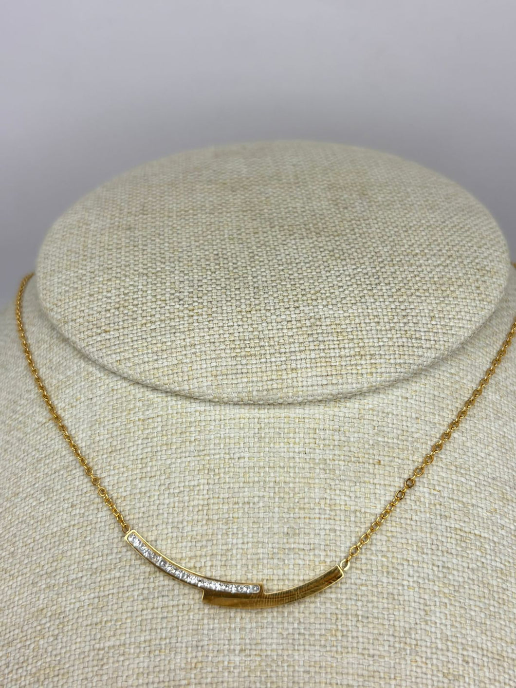 COLLAR DOS LINEAS CON ZIRCONIAS