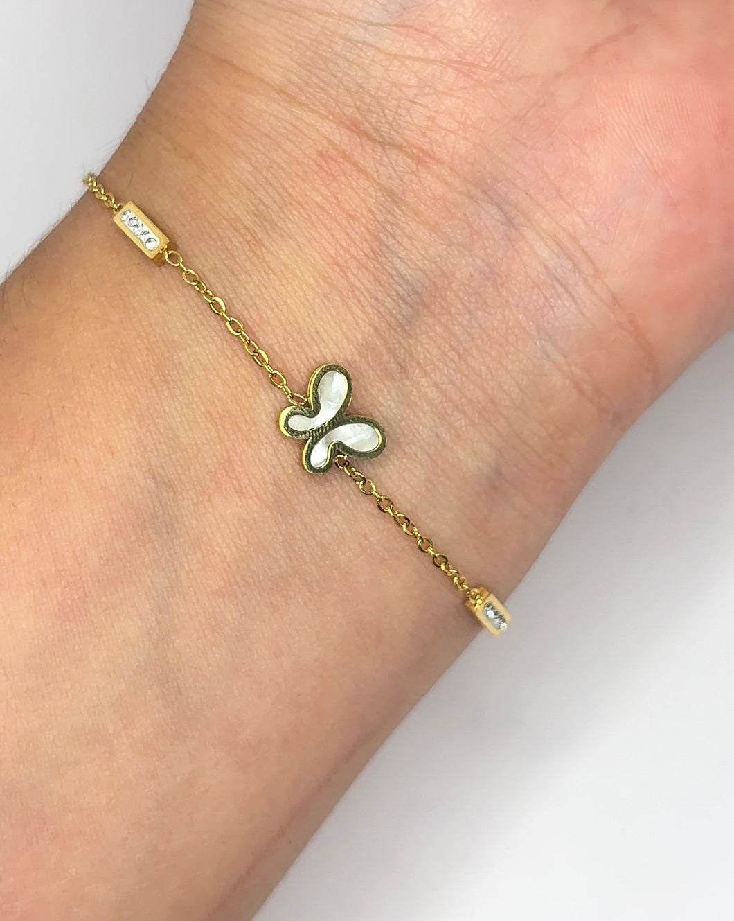 PULSERA MARIPOSA NACAR