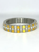 Cargar imagen en el visor de la galería, PULSERA BICOLOR ZIRCONIAS
