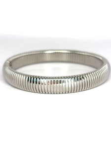 PULSERA TIPO RESORTE PLATEADA
