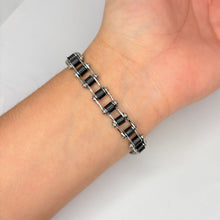 Cargar imagen en el visor de la galería, PULSERA CADENA CON CAUCHO
