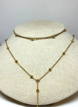 Cargar imagen en el visor de la galería, COLLAR CORBATERO DOBLE BOLITAS
