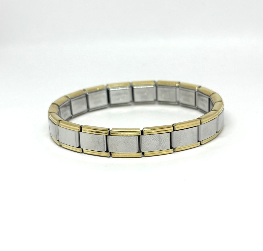 PULSERAS ITALIANAS BICOLOR