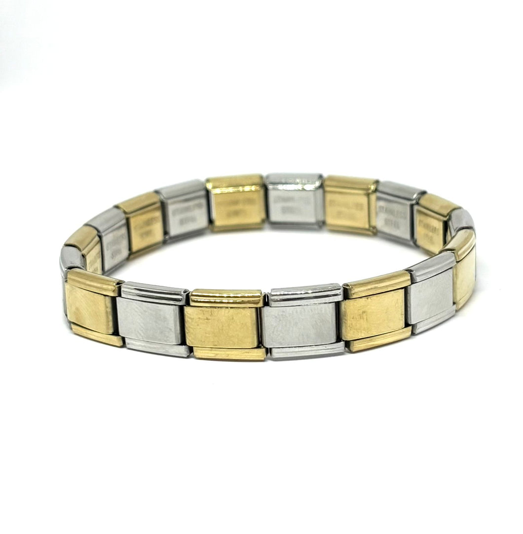 PULSERAS ITALIANAS BICOLOR