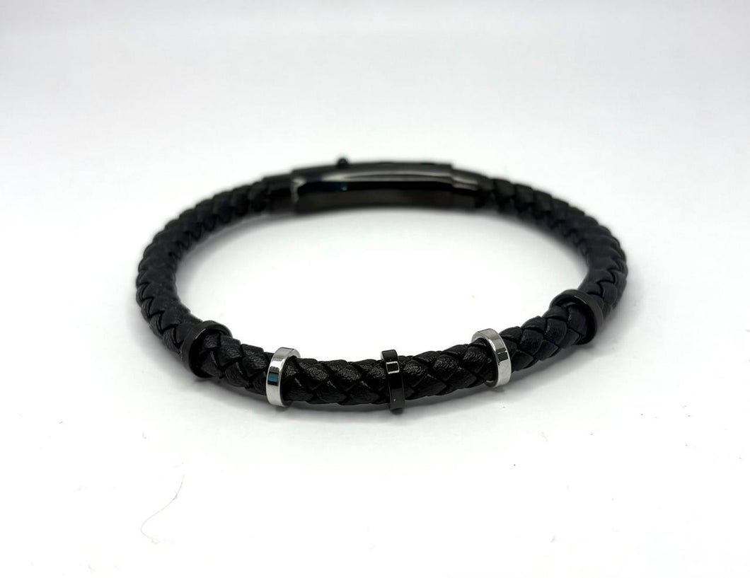 PULSERA PIEL REDONDELES