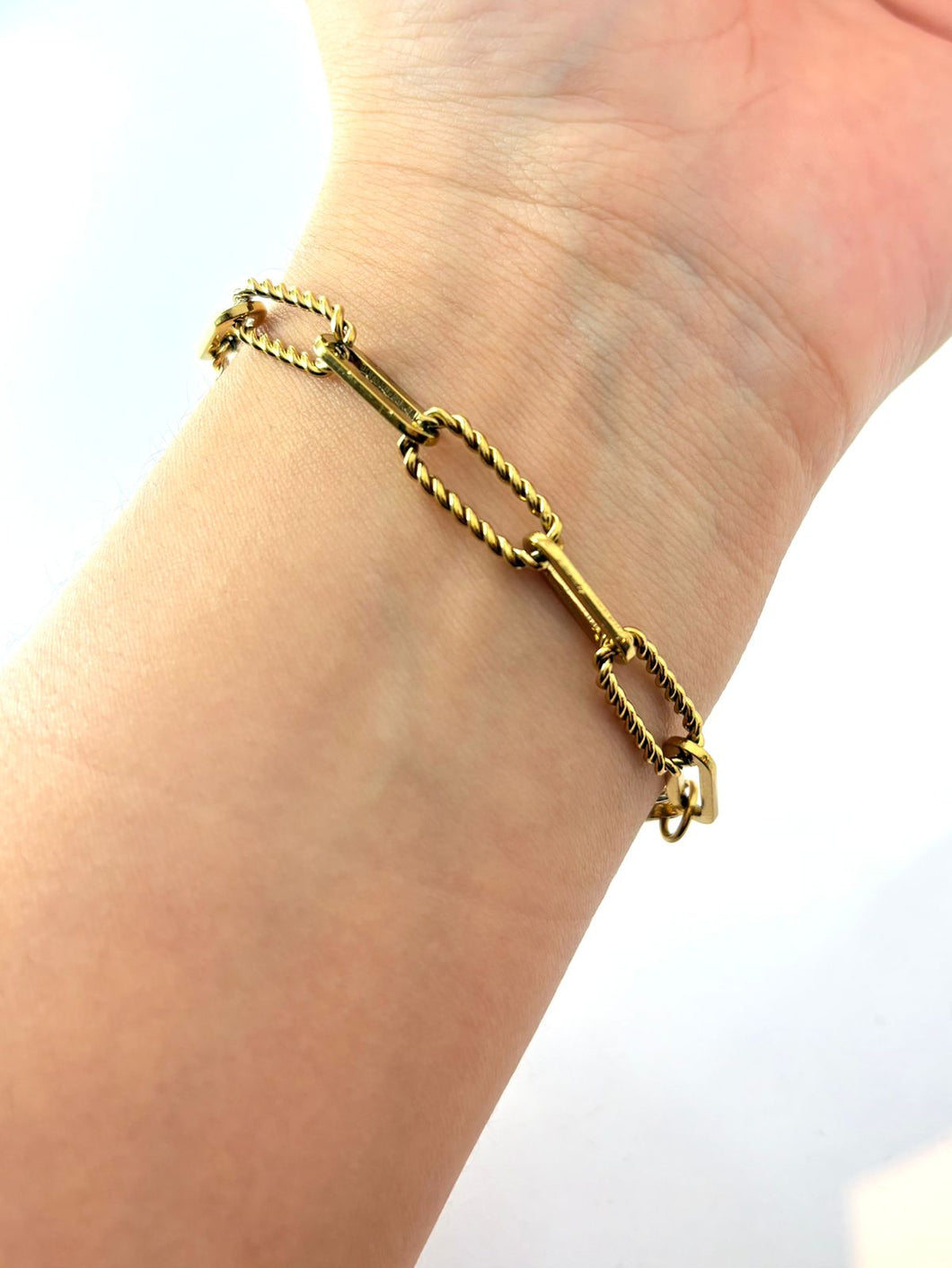PULSERA ESLABON RECTANGULAR