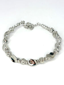 PULSERA BOLITAS Y OVALOS