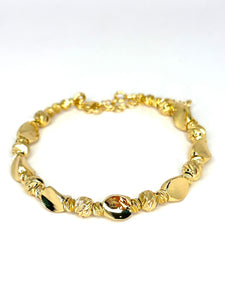 PULSERA BOLITAS Y OVALOS