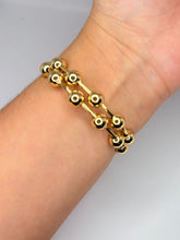 Cargar imagen en el visor de la galería, BRAZALETE DOBLE CON BOLITAS
