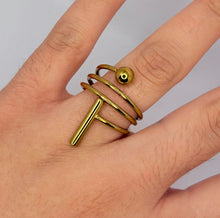 Cargar imagen en el visor de la galería, ANILLO AJUSTABLE DOBLE
