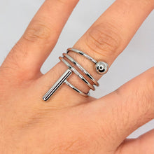 Cargar imagen en el visor de la galería, ANILLO AJUSTABLE DOBLE
